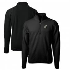 Кофта с короткой молнией New Orleans Saints Cutter & Buck Throwback Eco Sherpa Fleece - Black