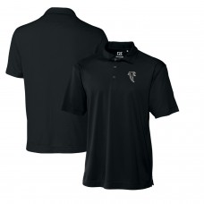 Atlanta Falcons Cutter & Buck Black Throwback Logo DryTec Genre Textured Solid Polo Atlanta Falcons Cutter & Buck Black Throwback Logo DryTec Genre Textured Solid Polo