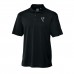 Atlanta Falcons Cutter & Buck Black Throwback Logo DryTec Genre Textured Solid Polo