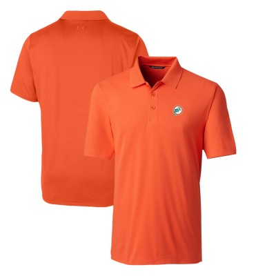 Поло Miami Dolphins Cutter & Buck Throwback Logo Forge Stretch - Orange
