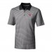 Поло Tampa Bay Buccaneers Cutter & Buck Throwback Logo Forge Tonal Stripe Stretch - Black