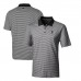Поло Atlanta Falcons Cutter & Buck Throwback Logo Forge Tonal Stripe Stretch - Black