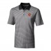 Поло Cincinnati Bengals Cutter & Buck Throwback Logo Forge Tonal Stripe Stretch - Black