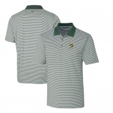 Поло Green Bay Packers Cutter & Buck Throwback Logo Forge Tonal Stripe Stretch - Green