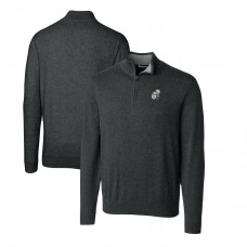 Свитер на короткой молнии New Orleans Saints Cutter & Buck Throwback Logo Lakemont Tri-Blend - Heather Charcoal