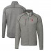 Кофта на молнии Tampa Bay Buccaneers Cutter & Buck Throwback Logo Mainsail Sweater-Knit - Heather Gray Кофта на молнии Tampa Bay Buccaneers Cutter & Buck Throwback Logo Mainsail Sweater-Knit - Heather Gray