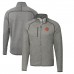 Кофта на молнии Cincinnati Bengals Cutter & Buck Throwback Logo Mainsail Sweater-Knit - Heather Gray