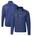 Свитер Buffalo Bills Cutter & Buck Heather Royal Throwback Logo Mainsail -Knit Full-Zip Jacket