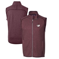 Жилетка Arizona Cardinals Cutter & Buck Throwback Logo Mainsail Sweater-Knit - Burgundy