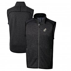 Жилетка New Orleans Saints Cutter & Buck Throwback Logo Mainsail Sweater-Knit - Heather Charcoal