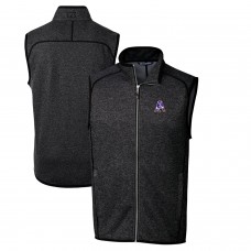 Жилетка New England Patriots Cutter & Buck Throwback Logo Mainsail Sweater-Knit - Heather Charcoal
