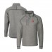Кофта на короткой молнии Tampa Bay Buccaneers Cutter & Buck Throwback Logo Mainsail Sweater-Knit - Heather Gray