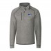 Кофта на короткой молнии Seattle Seahawks Cutter & Buck Throwback Logo Mainsail Sweater-Knit - Heather Gray