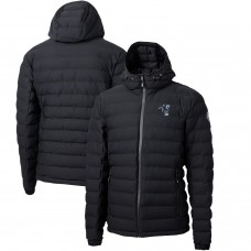Indianapolis Colts Cutter & Buck Black Throwback Logo Mission Ridge Repreve Eco Insulated Puffer Full-Zip Jacket