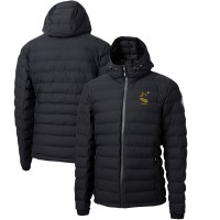 Pittsburgh Steelers Cutter & Buck Black Throwback Logo Mission Ridge Repreve Eco Insulated Puffer Full-Zip Jacket