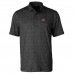 Поло San Francisco 49ers Cutter & Buck Throwback Logo Pike Constellation Stretch - Black