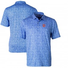 Denver Broncos Cutter & Buck Blue Throwback Logo Pike Constellation Stretch Polo Denver Broncos Cutter & Buck Blue Throwback Logo Pike Constellation Stretch Polo