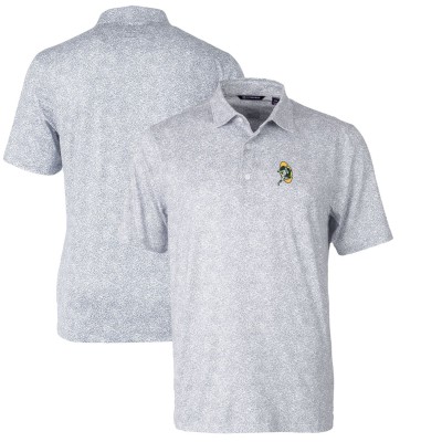 Поло Green Bay Packers Cutter & Buck Throwback Logo Pike Constellation Stretch - Gray