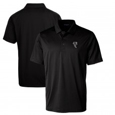 Поло Atlanta Falcons Cutter & Buck Throwback Logo Prospect Textured Stretch - Black