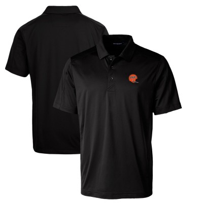 Поло Cincinnati Bengals Cutter & Buck Throwback Logo Prospect Textured Stretch - Black