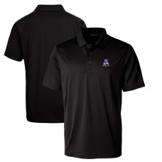 Поло New England Patriots Cutter & Buck Throwback Logo Prospect Textured Stretch - Black