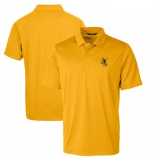 Pittsburgh Steelers Cutter & Buck Gold Throwback Logo Prospect Textured Stretch Polo