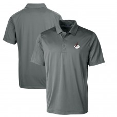 Поло Arizona Cardinals Cutter & Buck Throwback Logo Prospect Textured Stretch - Steel