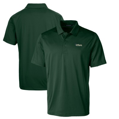 Поло New York Jets Cutter & Buck Throwback Logo Prospect Textured Stretch - Green