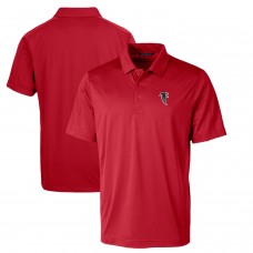 Поло Atlanta Falcons Cutter & Buck Throwback Logo Prospect Textured Stretch - Red