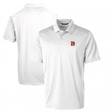 Поло Denver Broncos Cutter & Buck Throwback Logo Prospect Textured Stretch - White