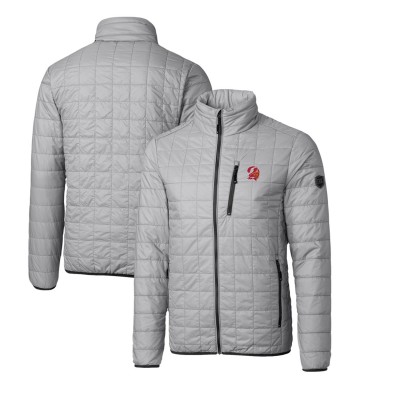 Куртка Tampa Bay Buccaneers Cutter & Buck Throwback Logo Rainier PrimaLoft Eco Insulated Puffer - Gray