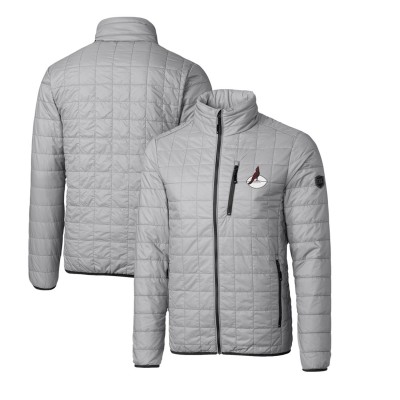 Куртка на молнии Arizona Cardinals Cutter & Buck Throwback Logo Rainier PrimaLoft Eco Insulated - Gray