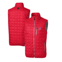 Жилетка New England Patriots Cutter & Buck Throwback Logo Rainier PrimaLoft Eco Insulated Puffer - Red