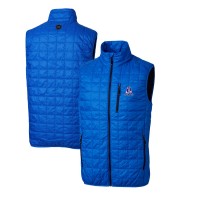 Жилетка New England Patriots Cutter & Buck Throwback Logo Rainier PrimaLoft Eco Insulated Puffer - Royal