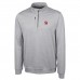 Кофта с длинным рукавом на короткой молнии Tampa Bay Buccaneers Cutter & Buck Stealth Heathered Throwback Logo- Gray