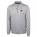 Кофта с длинным рукавом на короткой молнии Cincinnati Bengals Cutter & Buck Stealth Heathered Throwback Logo- Gray