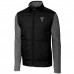 Куртка Atlanta Falcons Cutter & Buck Throwback Logo Stealth Hybrid Quilted Windbreaker - Black