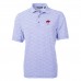Buffalo Bills Cutter & Buck Blue Throwback Logo Virtue Eco-Pique Botanical Recycled Polo