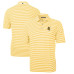 Поло Pittsburgh Steelers Cutter & Buck Gold Throwback Logo Virtue Eco Pique Stripe Recycled