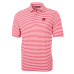 Поло Buffalo Bills Cutter & Buck Red Throwback Logo Virtue Eco Pique Stripe Recycled