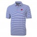 Buffalo Bills Cutter & Buck Royal Throwback Logo Virtue Eco Pique Stripe Recycled Polo