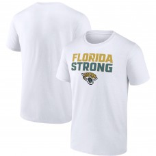 Jacksonville Jaguars Fanatics White Florida Strong T-Shirt