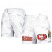 Шорты San Francisco 49ers Pro Standard Allover Marble Print - White