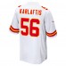 George Karlaftis Kansas City Chiefs Nike Away Game Player Jersey - White