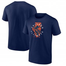 Футболка Chicago Bears Navy Route Runner Футболка Chicago Bears Navy Route Runner