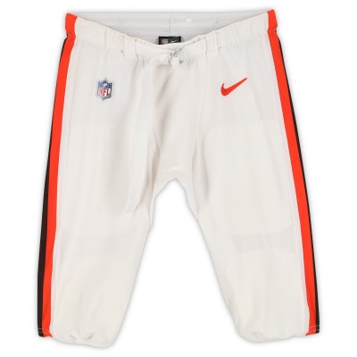 Cleveland Browns Kareem Hunt Fanatics Authentic Game-Used #27 White Pants from the 2022 NFL Season