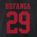 Футболка Talanoa Hufanga San Francisco 49ers Player Icon Name & Number - Black
