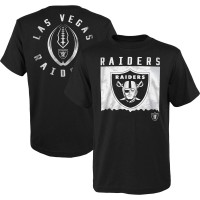 Футболка Las Vegas Raiders Youth Liquid Camo Logo - Black
