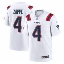 Игровая джерси Bailey Zappe New England Patriots Nike - White