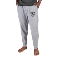 Спортивные штаны Las Vegas Raiders Concepts Sport Throwback Logo Mainstream Cuffed Terry - Gray